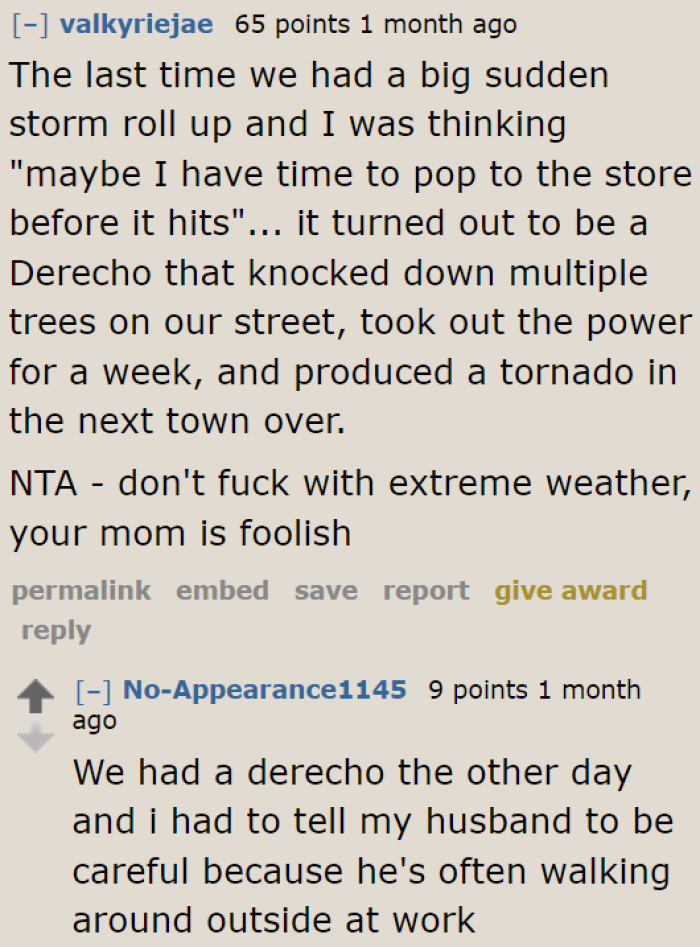 It's foolish to underestimate inclement weather, especially in a state like Florida.