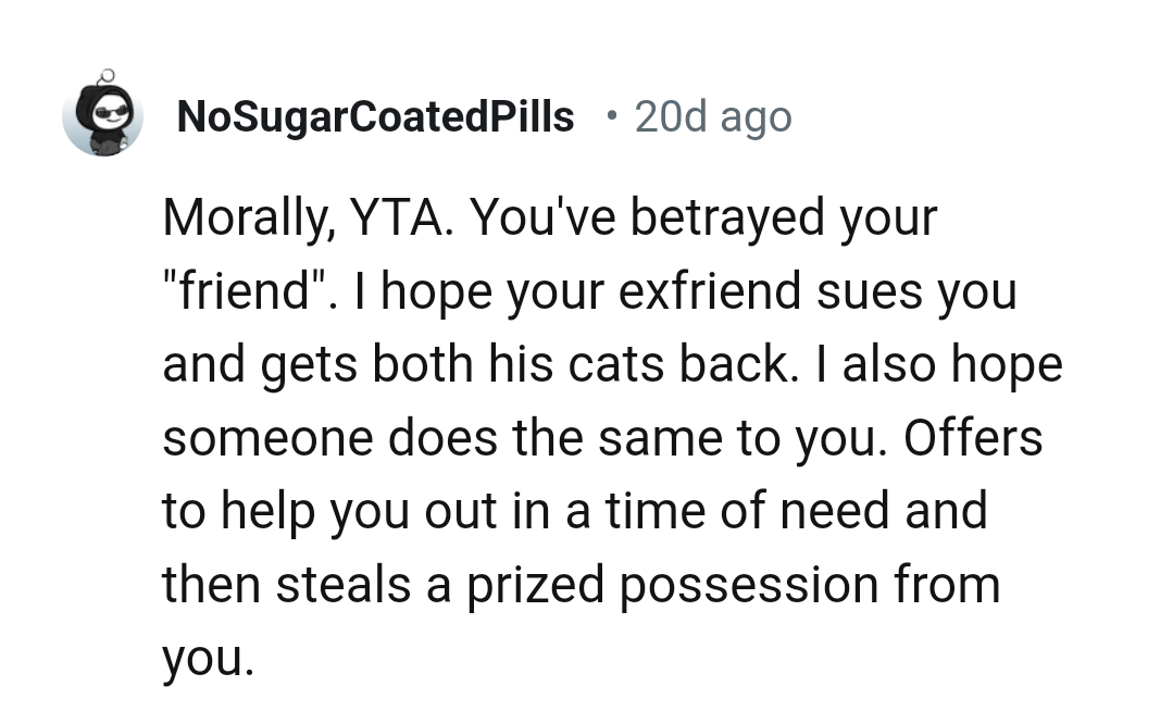 This Redditor Hopes OP's Friend Sues Her