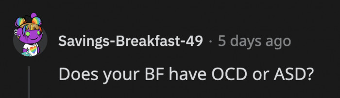 Have they considered any other underlying medical conditions that could be causing his hypersensitivity to the smell?