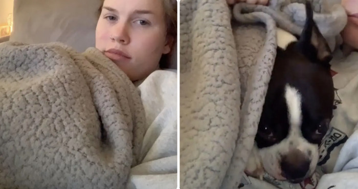 12. It's not only humans who want to get cozy.