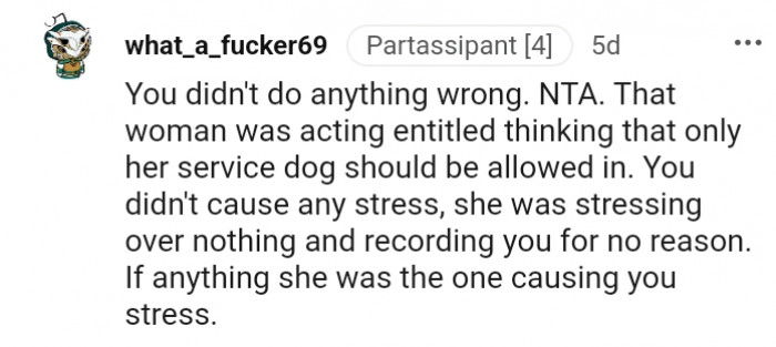 10. You Did Not Cause Any Stress