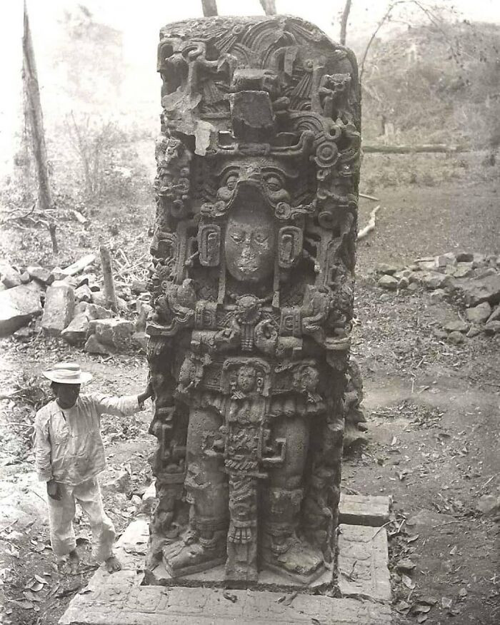 1. In 1885, an ancient Maya statue was unearthed in the jungles of Honduras, unveiling a remarkable archaeological find