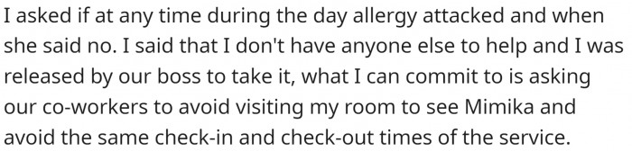 OP is new in town and doesn't have anyone to help him, so he has no choice. His coworker said he should take it to a shelter