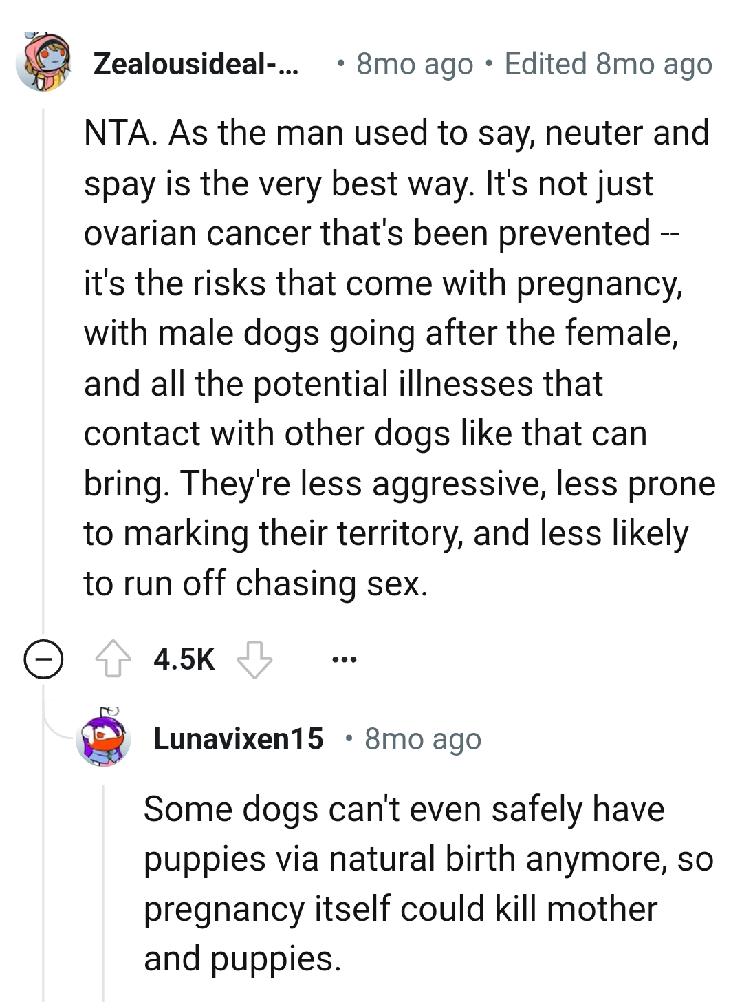 The Reddit post received hundreds of comments, and here are some of the most upvoted ones