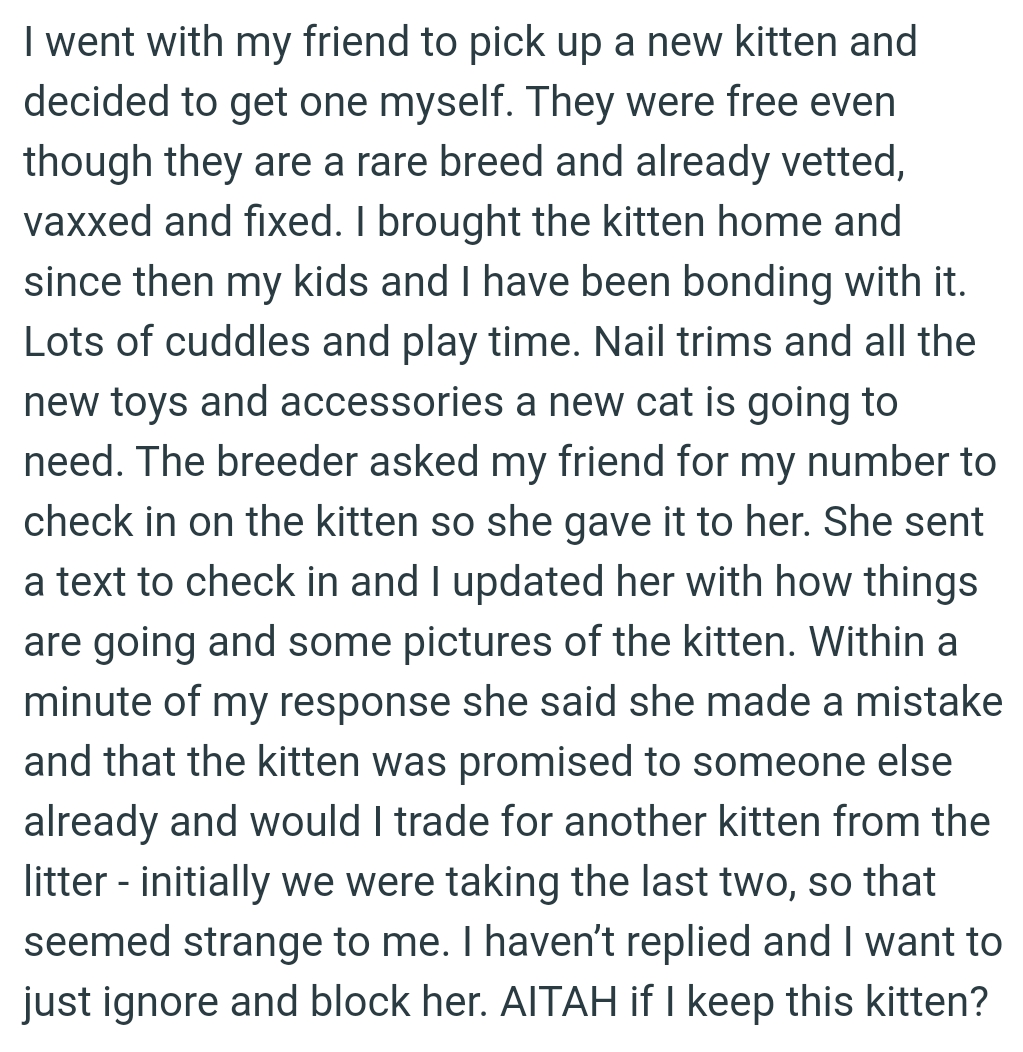 Here's the full story