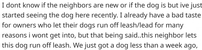 She doesn't know who the owner is.