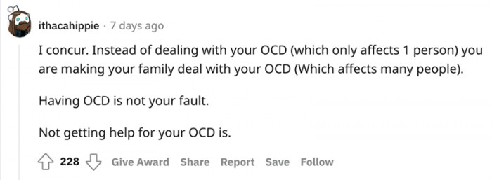 OP already stated that she is on meds and goes to therapy