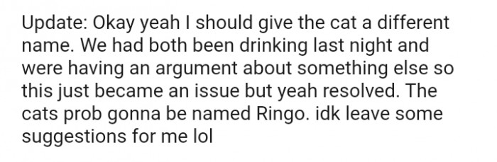 Here is an update the OP added later on