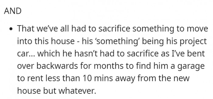 But one of the biggest reasons is that they'd all had to sacrifice something in the move.