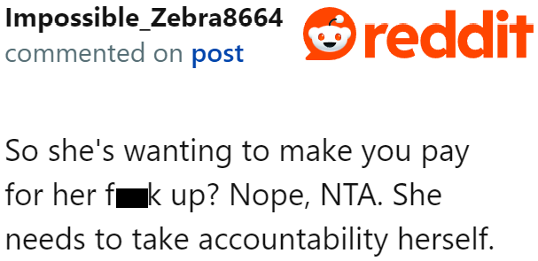 This is the owner's fault, and the OP shouldn't be blamed just because she threw the salad in the trash.