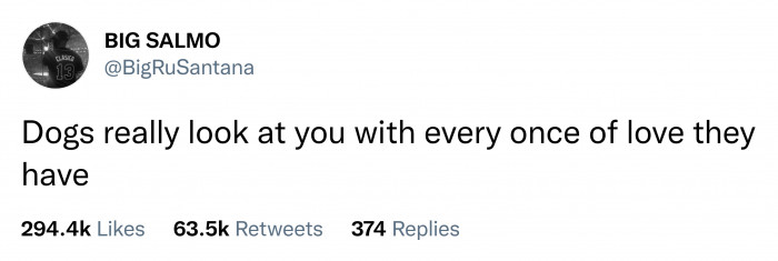 13. The Purest Form of Love Out There.