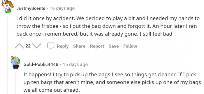 At least it wasn't intentional