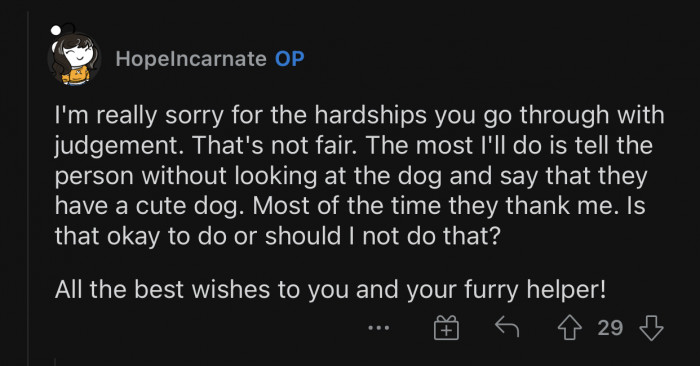 OP replied to the previous user's comment: