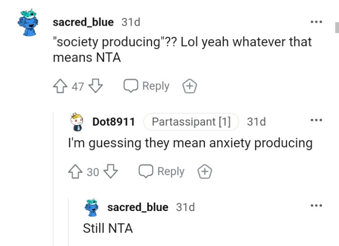 I wonder what the society producing means too