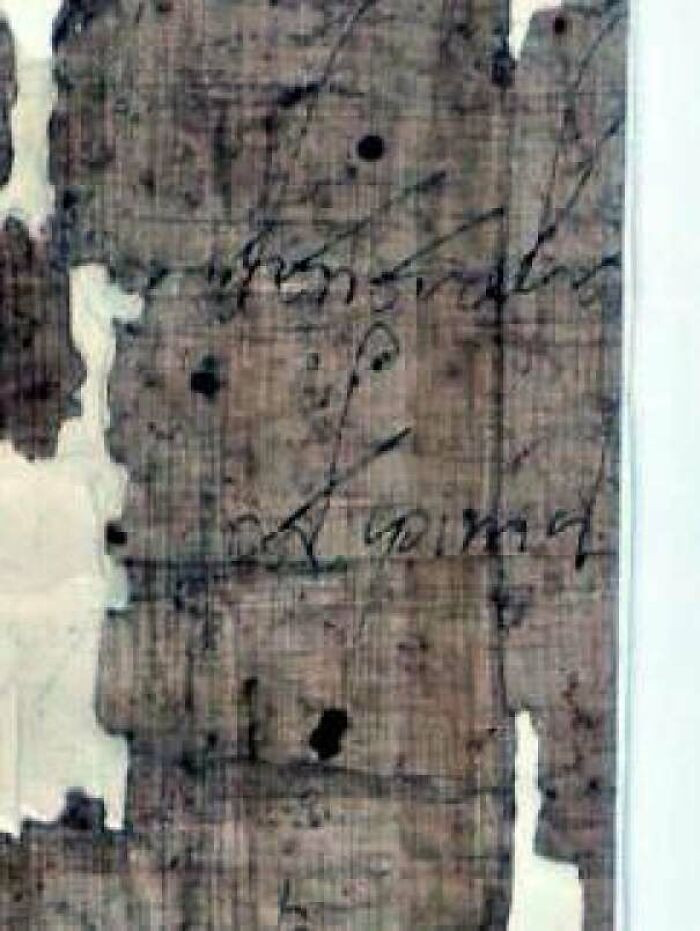 6. The sole existing handwritten text attributed to a Roman Emperor, specifically Theodosius II.