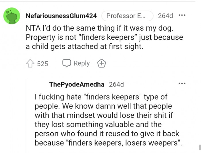 This Redditor would do the same thing