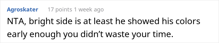 He's a potentially controlling boyfriend.