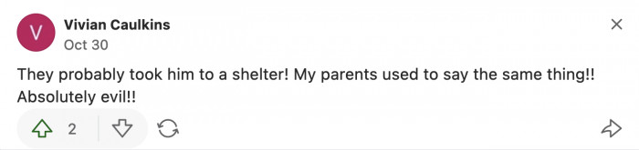 This is another potential explanation. If the parents gave up on taking care of the other dog, they probably surrendered it to a shelter.