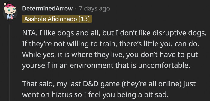 Not Tolerating Disruptive Dogs Doesn't Mean That You Dislike Dogs Altogether