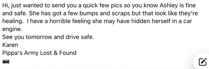 They notified an organization called Pippa's Army