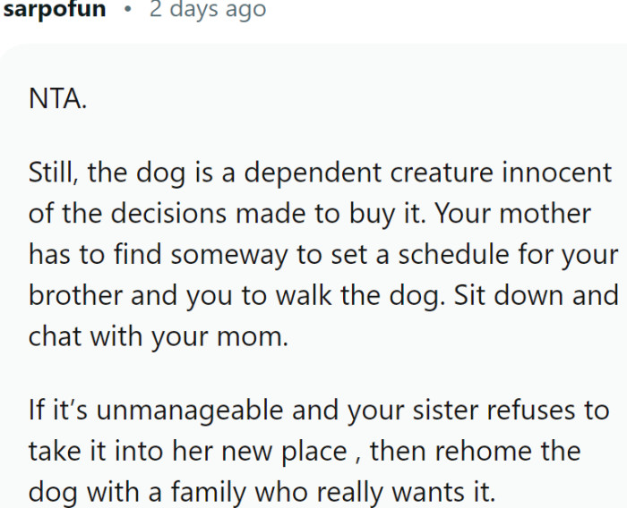 OP should have a good talk with their mom