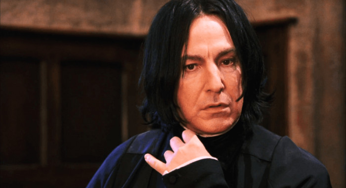 34. Alan Rickman as Snape in Harry Potter series