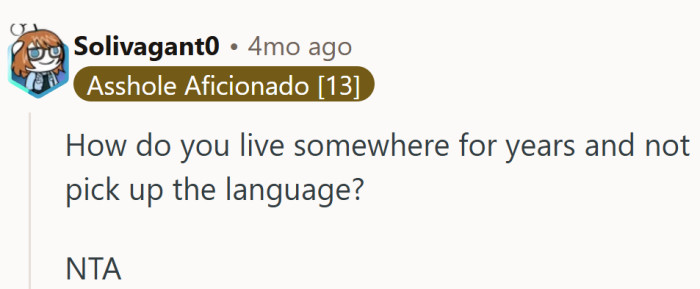 It’s hard to feel sorry for someone demanding inclusion without ever trying to belong.
