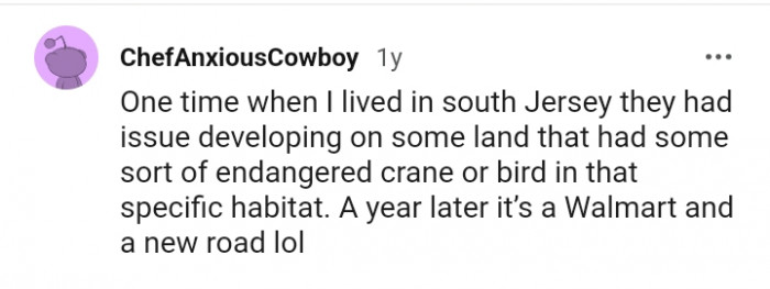 It's a Walmart and a new road