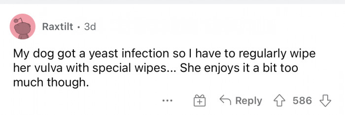 I don't think I wanted to know this or get any visuals that I received while reading it.