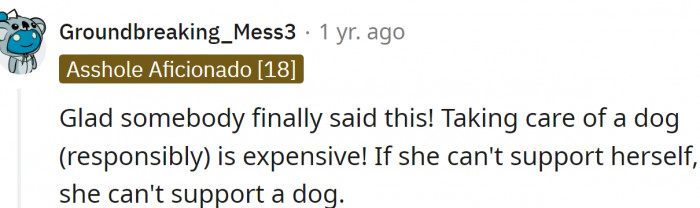 Well, some had to...