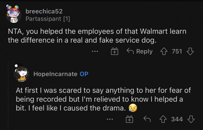 Employees are trained on how to spot a fake service dog.