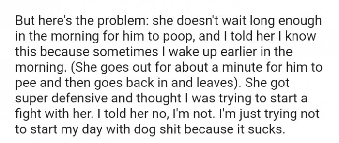 I'm just trying not to start my day with this.