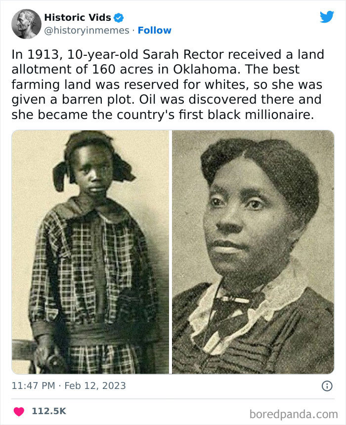 27. The first black millionaire