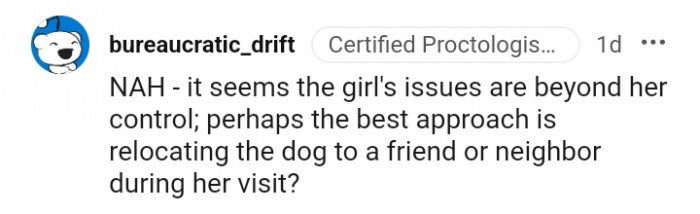 10. The girl's issues are beyond her control