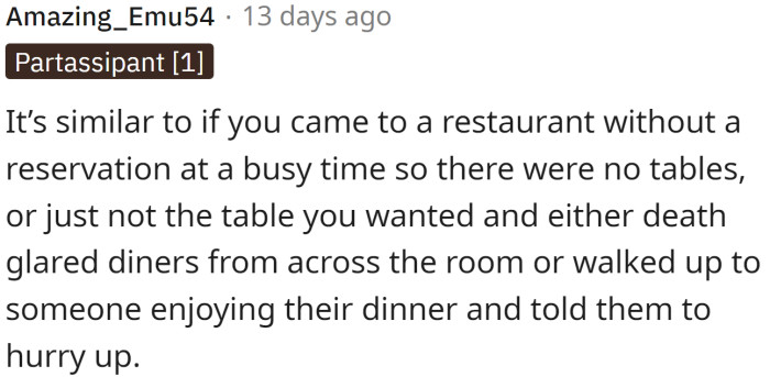 This is a great analogy: