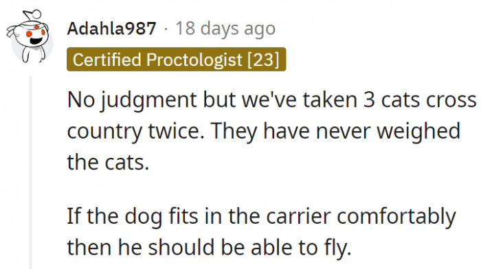 11. Maybe those extra 3 lbs wouldn't matter as much.