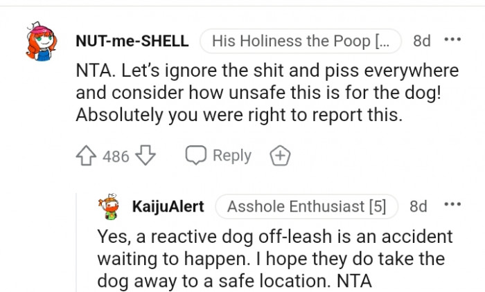 The OP Was Right to Report This