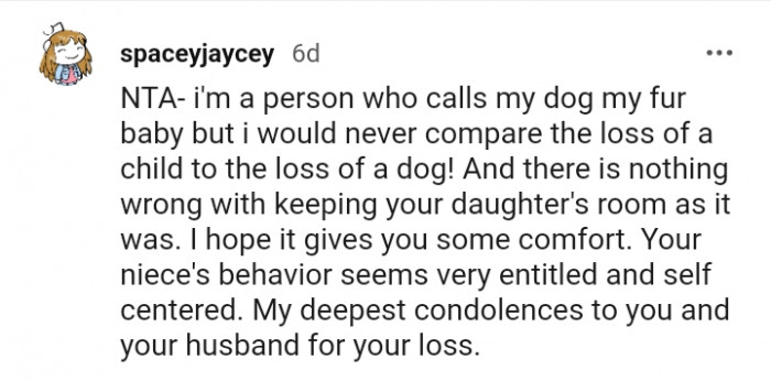 19. I hope it gives you some comfort