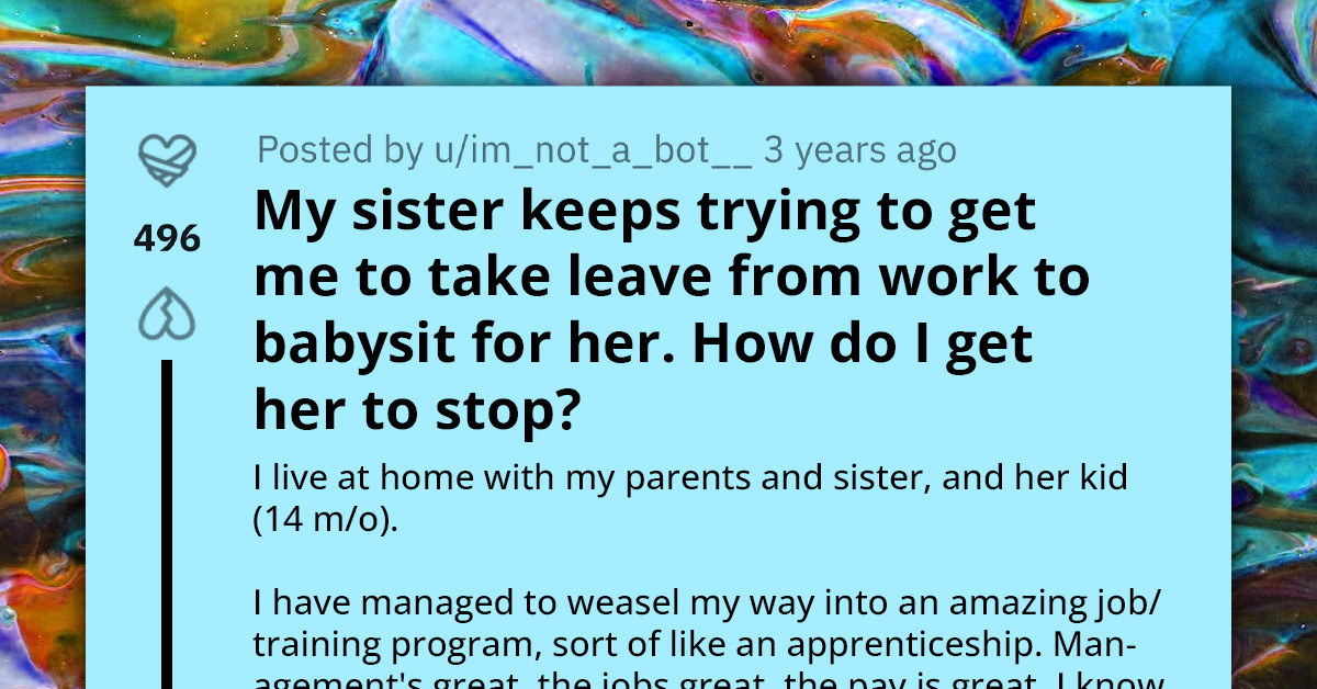 Teen laments over forced babysitting from neglectful mom sparks online