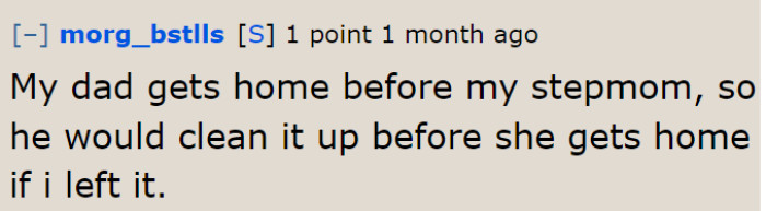Her Dad Takes Care of the Pee at Times When She Can't.