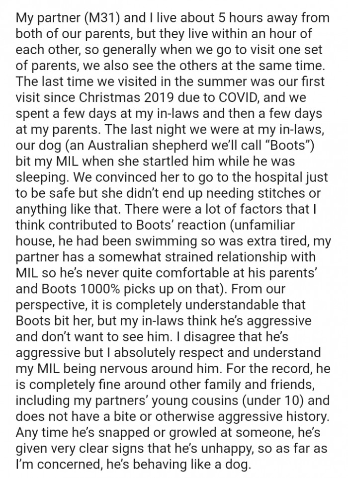 The OP convinced her to go to the hospital just to be safe