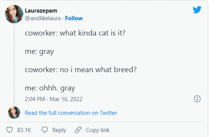 2. The Breed Is Gray