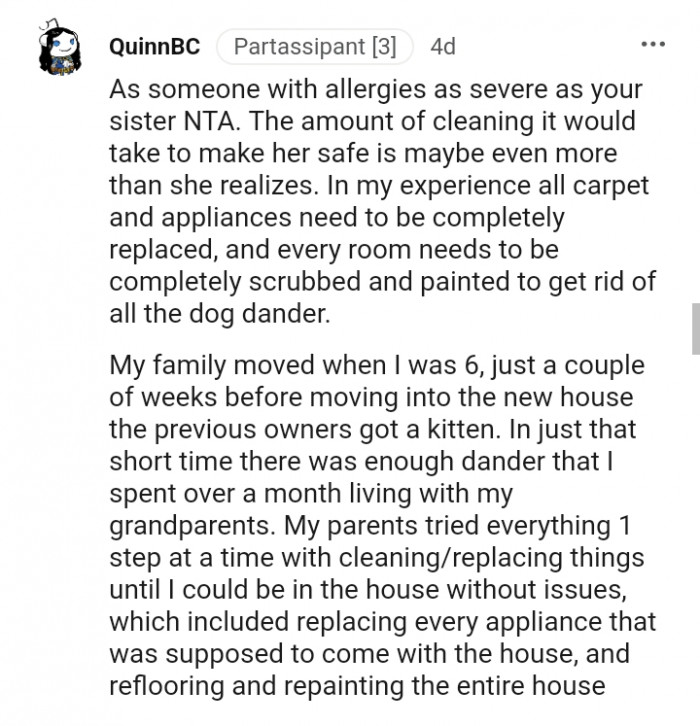 From someone with severe allergies as well