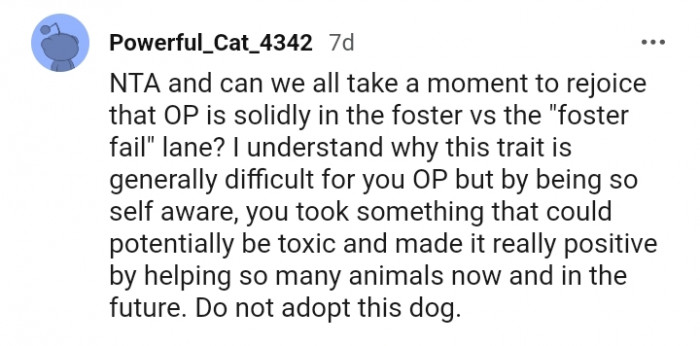This Redditor understands why this trait is difficult for the OP