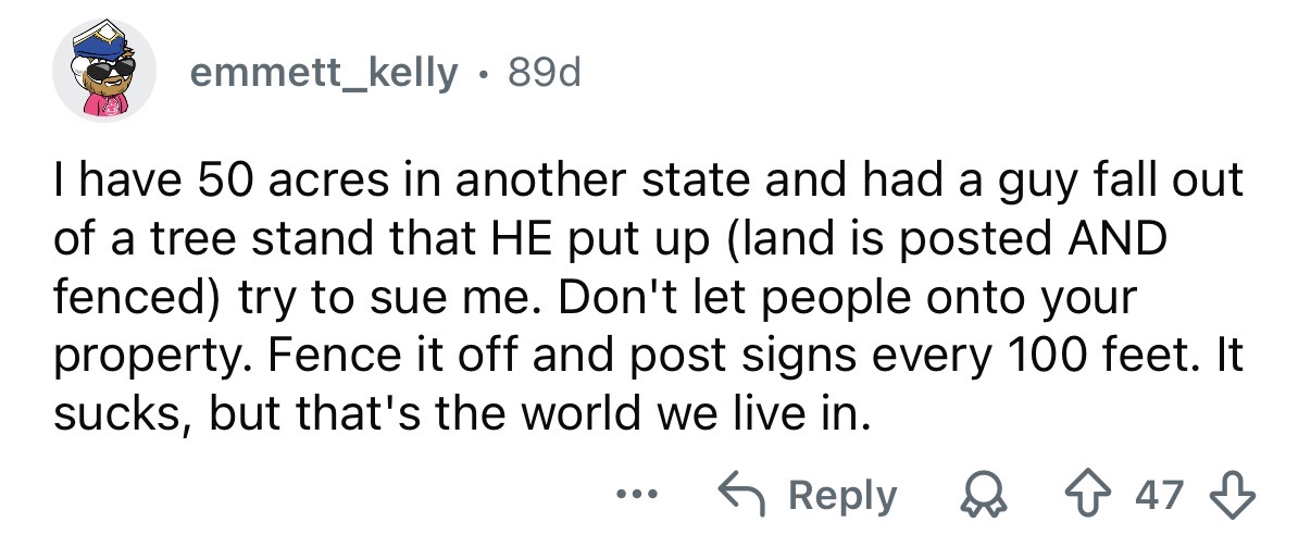 “It sucks, but that’s the world we live in.”