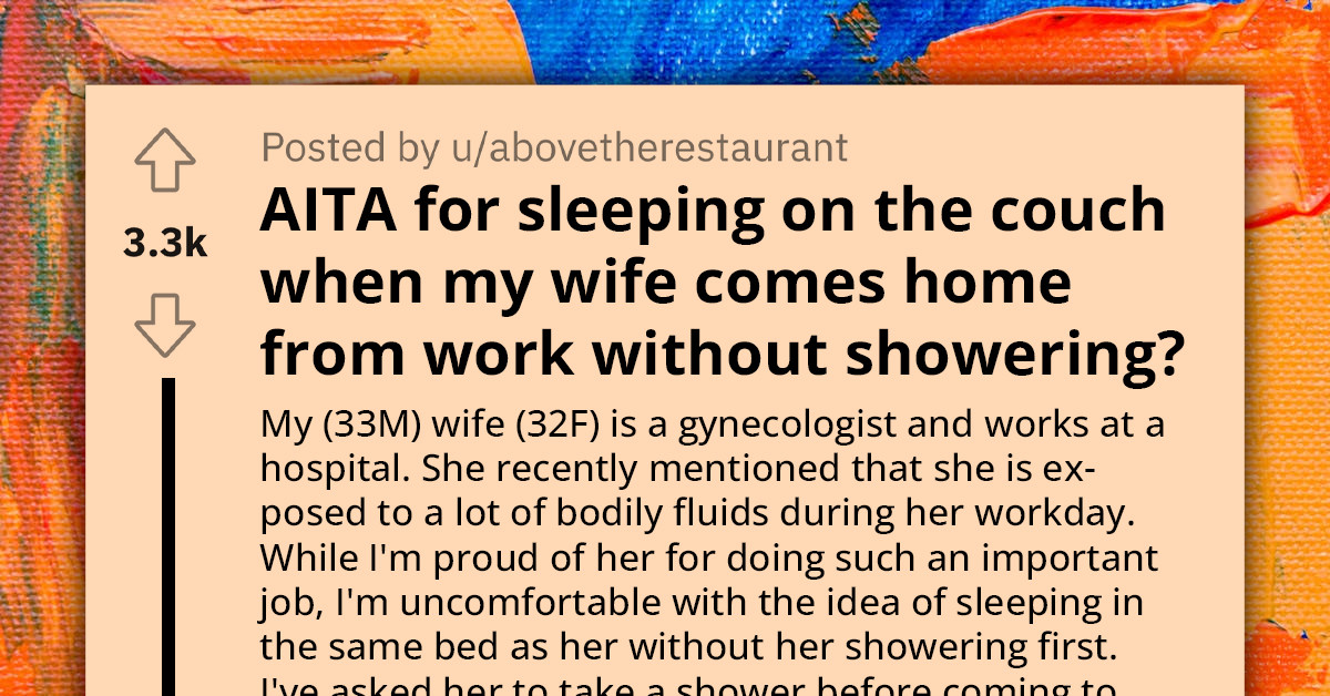 Husband Sleeps On The Couch Whenever His Gynecologist Wife Doesn't