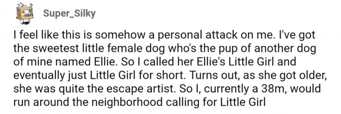 40. was OP was calling them out?