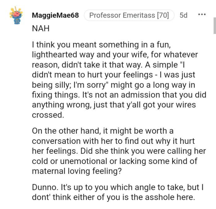 Here are some of the top comments from other Redditors for you to read through below