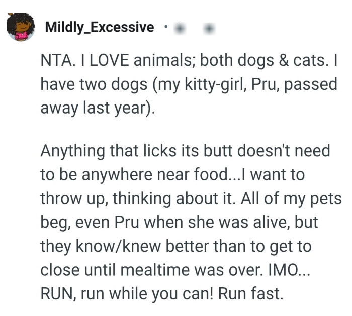 This Redditor wants to throw up thinking about it