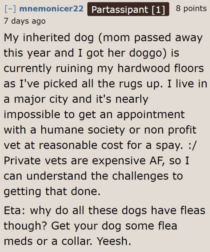 Not everyone has easy access to animal welfare societies.